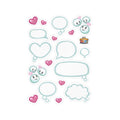 OFFICIAL Restaurant Odyssey Stickers Cute Speech Bubble Kiss-Cut Vinyl Decal Sheet — Heart & Emoji Stickers for Laptops, Phones, Windows